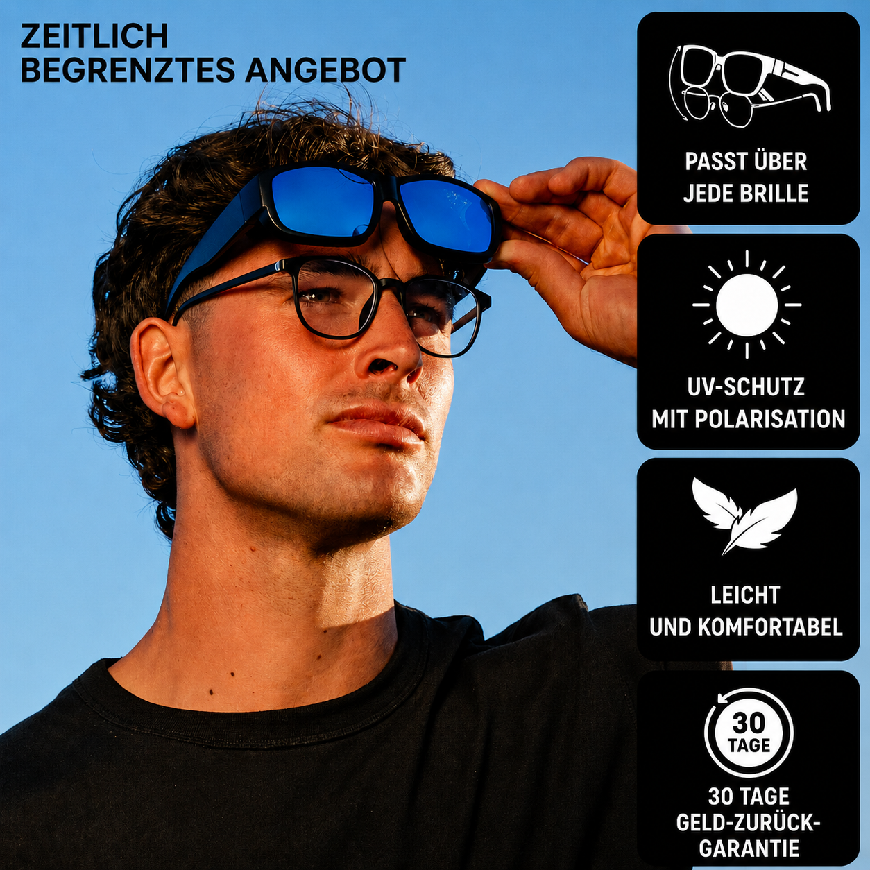 Nivahra Eclipse™ – Premium UV400-Sonnenbrille